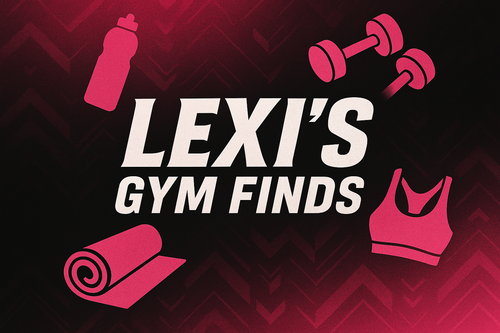 Lexi’s gym finds pink and black